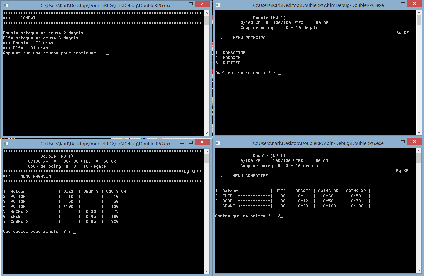 Jeu C++